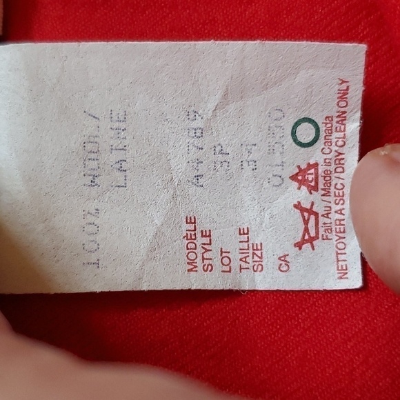 Vintage Red Wool Pleated A-Line Skirt by Antels MXM, Size 34 - Picture 11 of 16